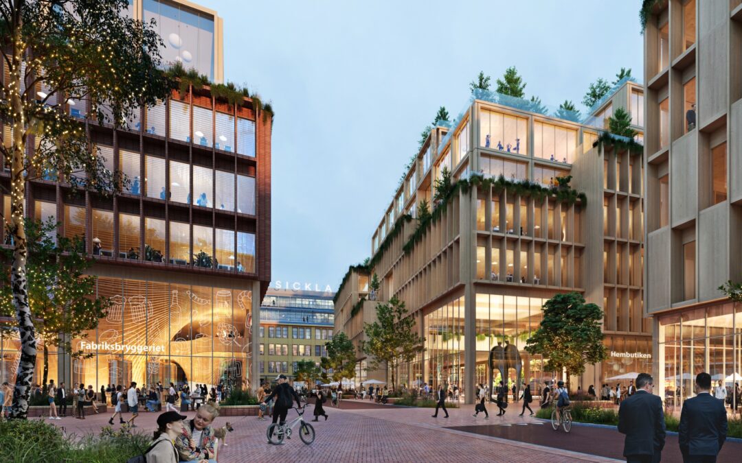 Rising from the Asphalt: Stockholm’s Visionary Timber Neighborhood